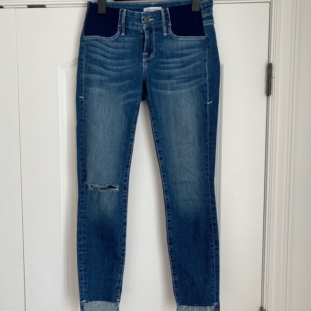 Good American Good Mama Maternity Jeans